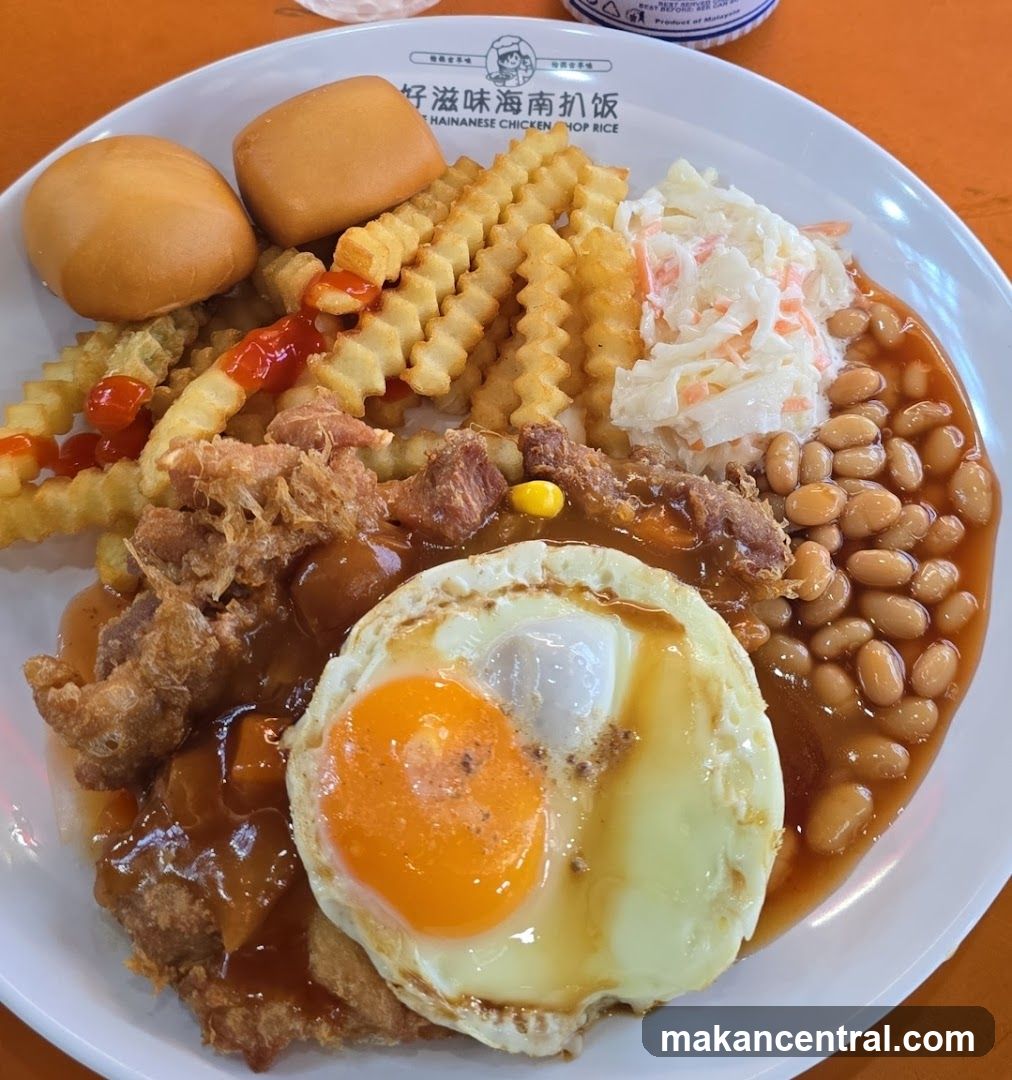 Hainanese Chicken Chop Rice