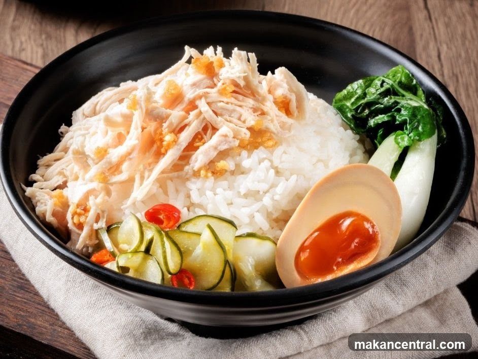 Shredded Chicken Rice Bowl