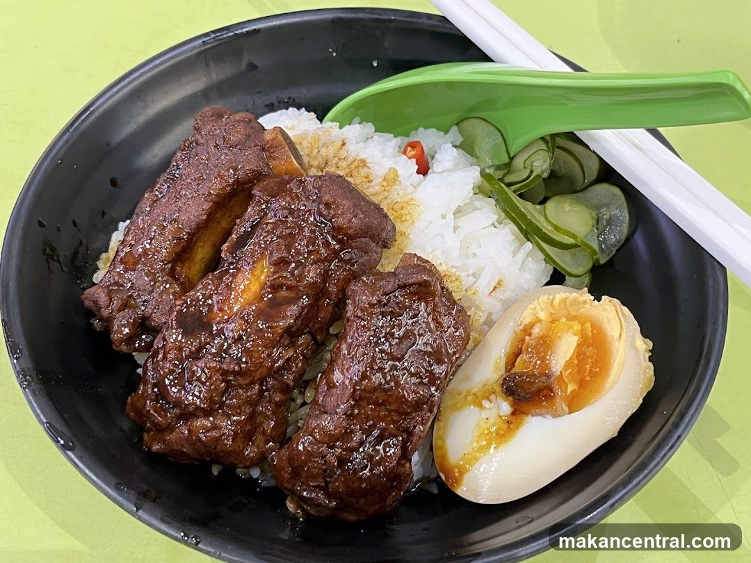 Braised Pork Ribs Rice