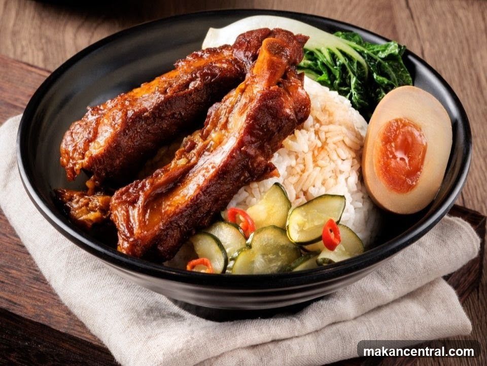 Braised Pork Ribs Rice