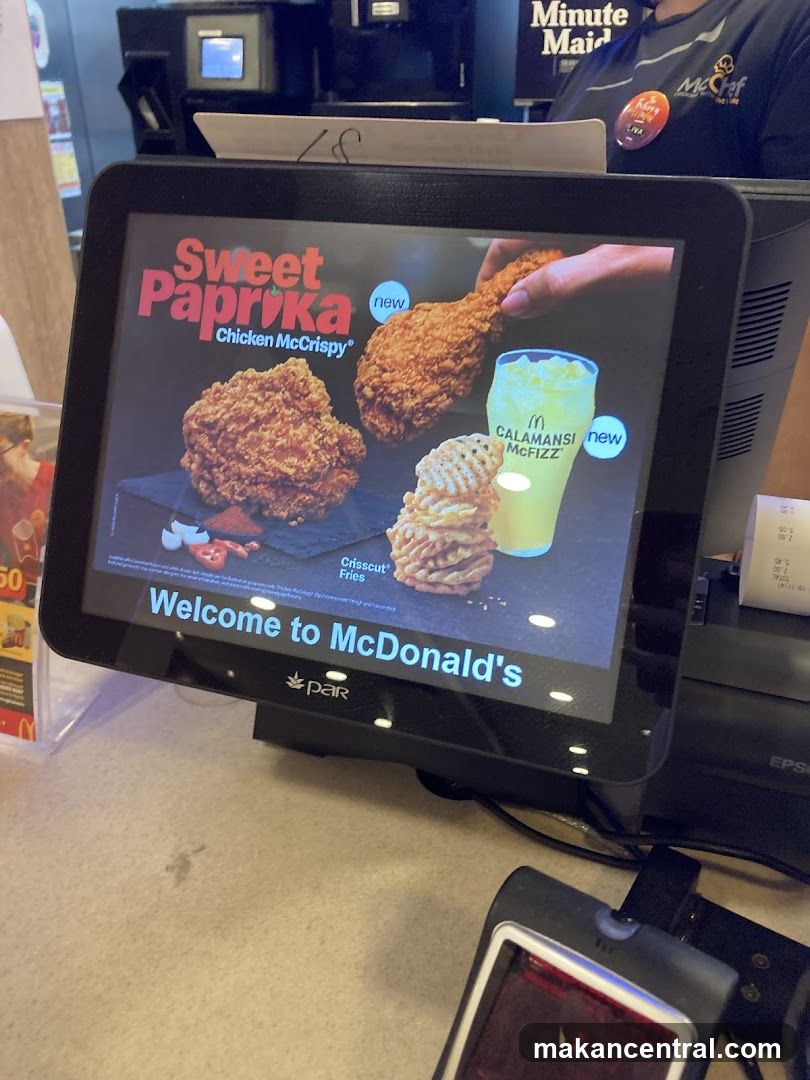McDonald's Touchscreen Display