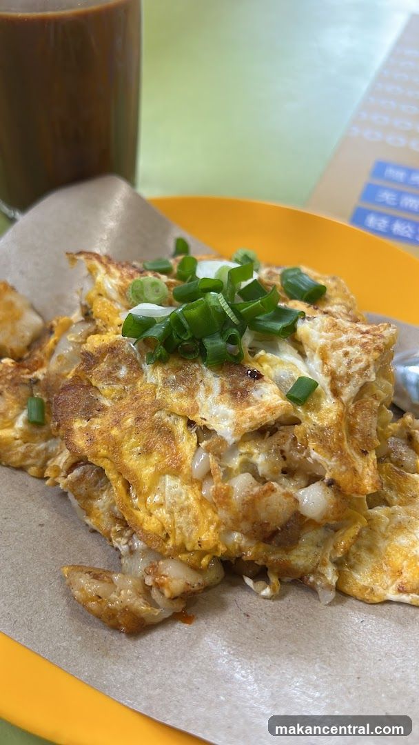 Fried Carrot Cake with Scallions