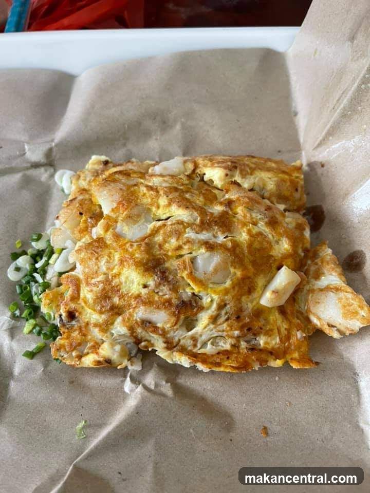 Fried Omelette with Radish Cake