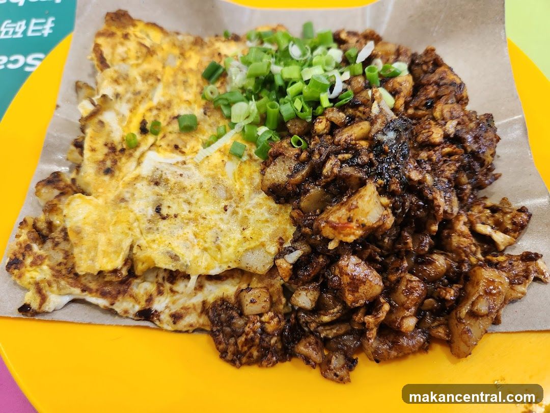 Fried Carrot Cake with Egg