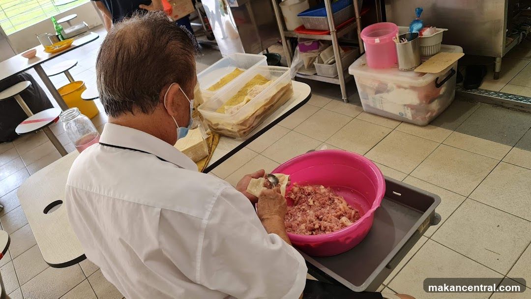 Man preparing dumplings