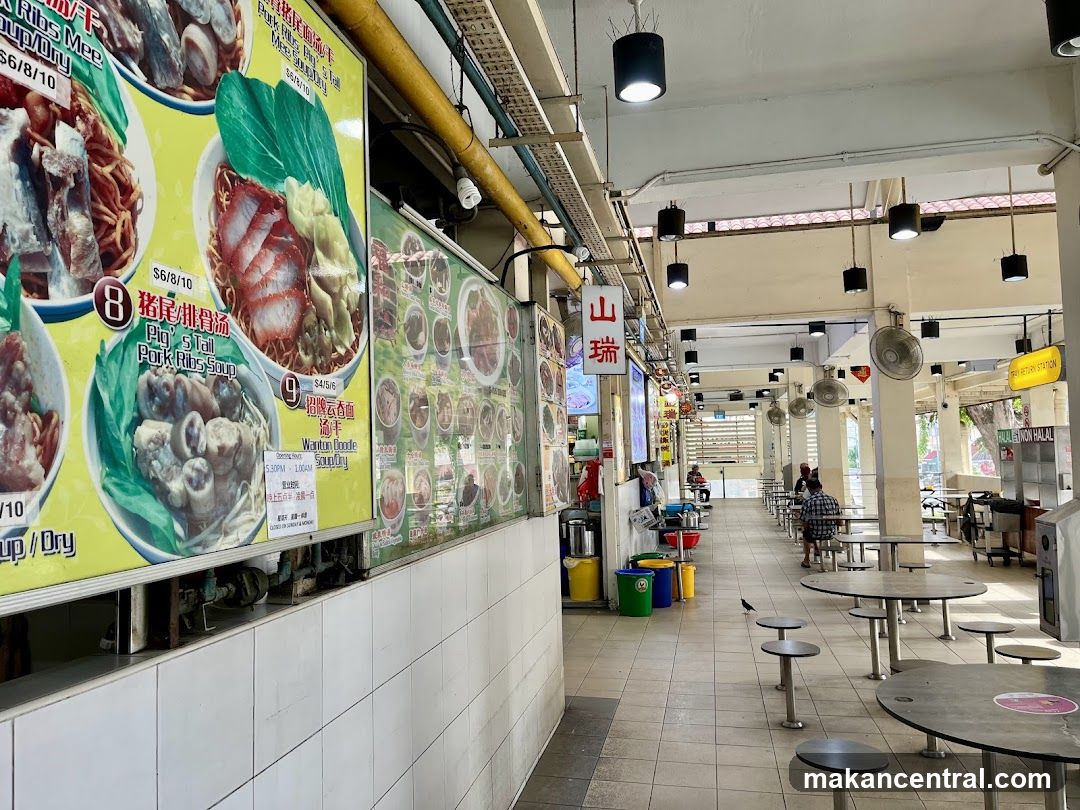 Food Stalls with Menu Displays