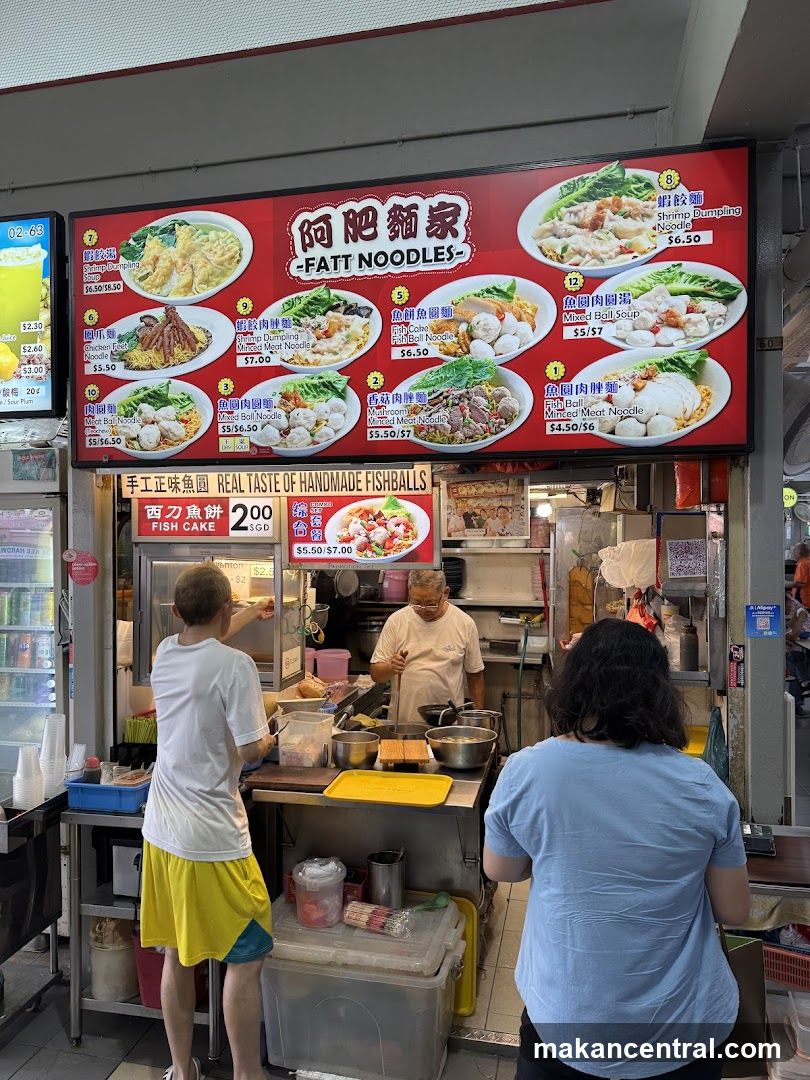 Fatt Noodles Menu