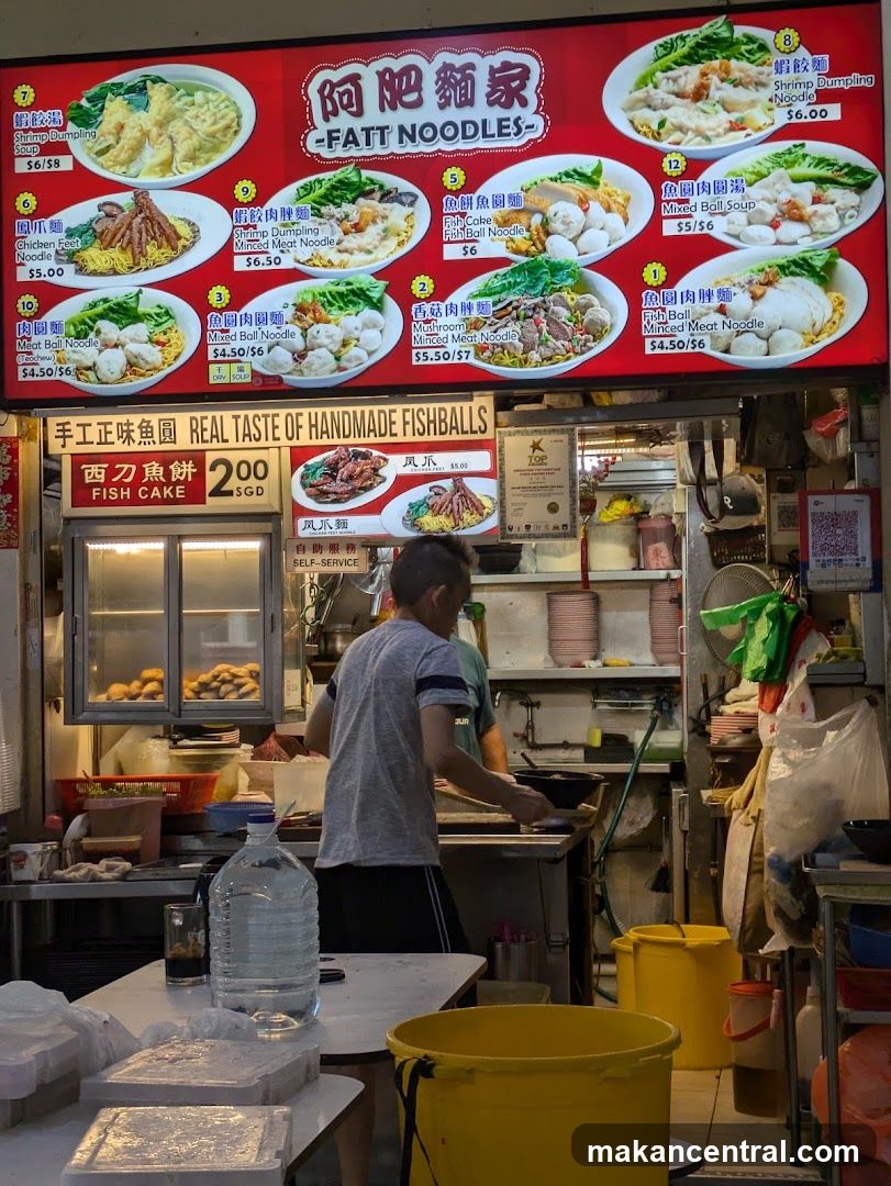 Fatt Noodles Menu