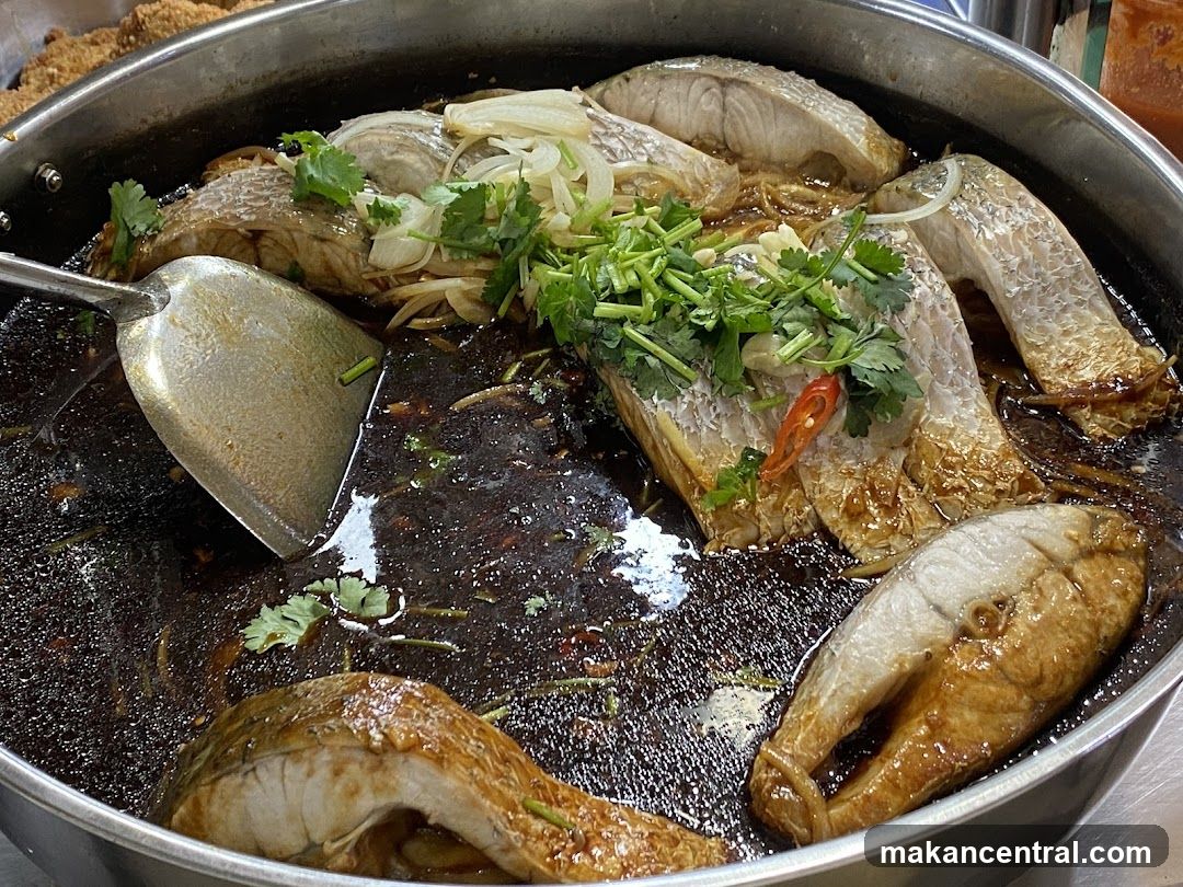 Steamed Fish in Dark Sauce