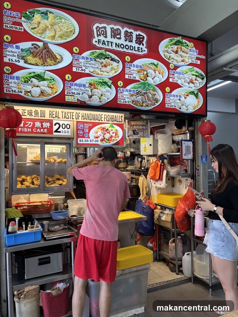 Fatt Noodles Menu