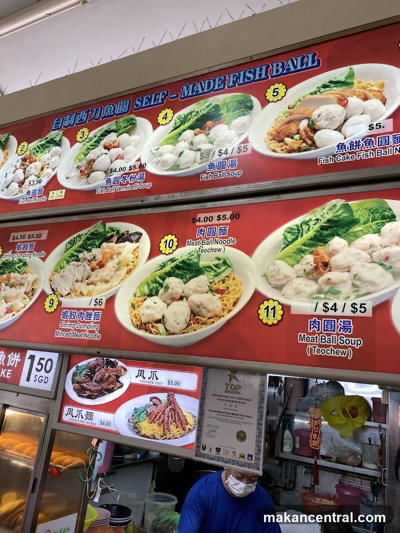 Self-Made Fish Ball Menu