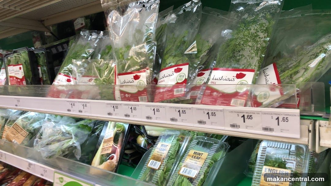 Fresh Herbs Display