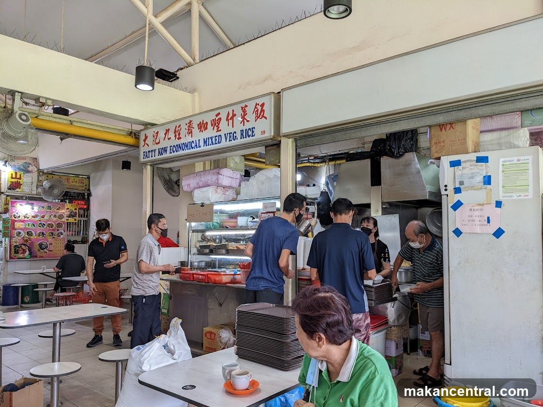 Mixed Vegetable Rice Stall