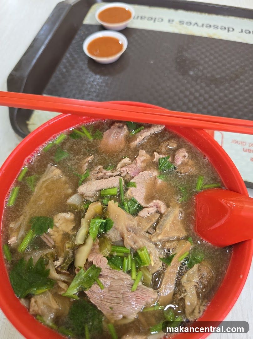 Beef noodle soup