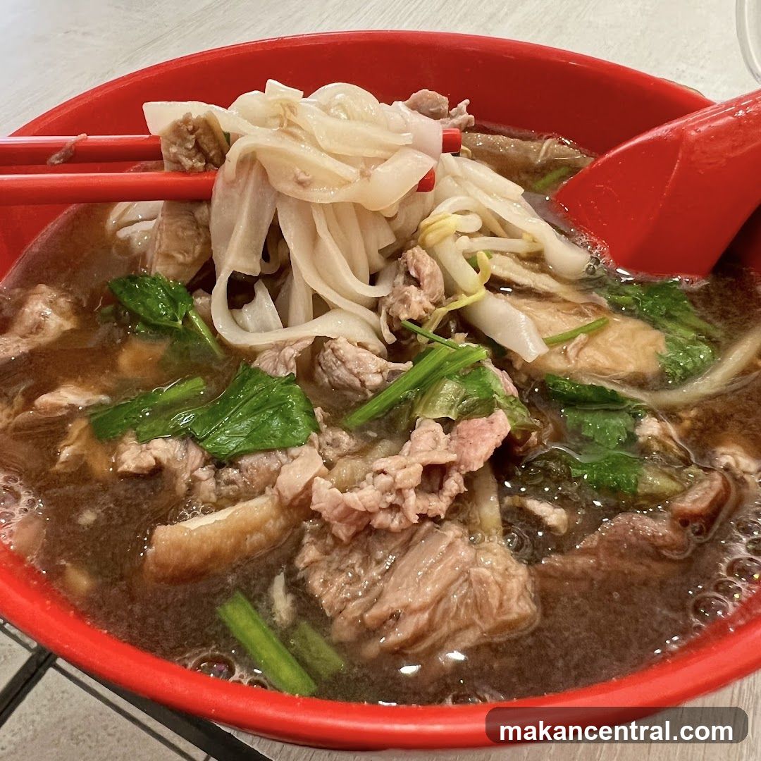 Noodle Soup with Sliced Meat