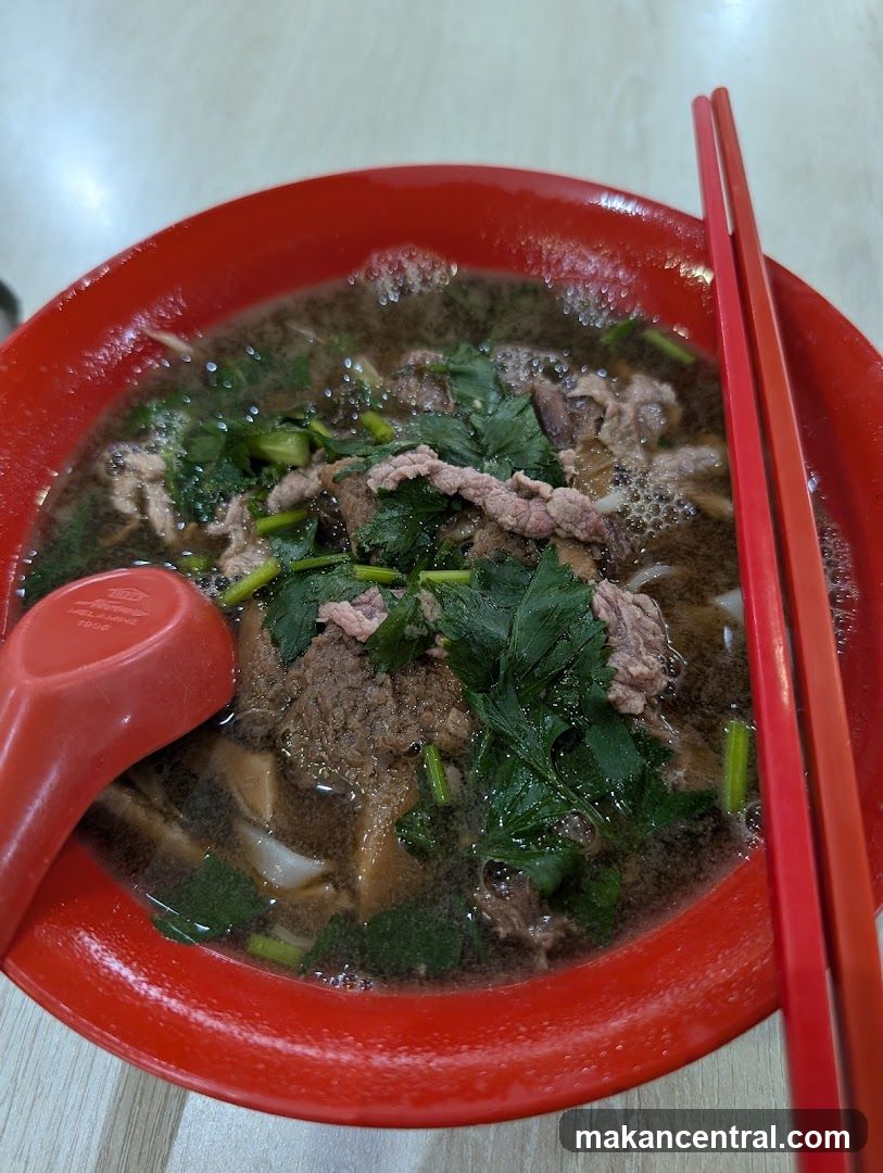 Beef noodle soup