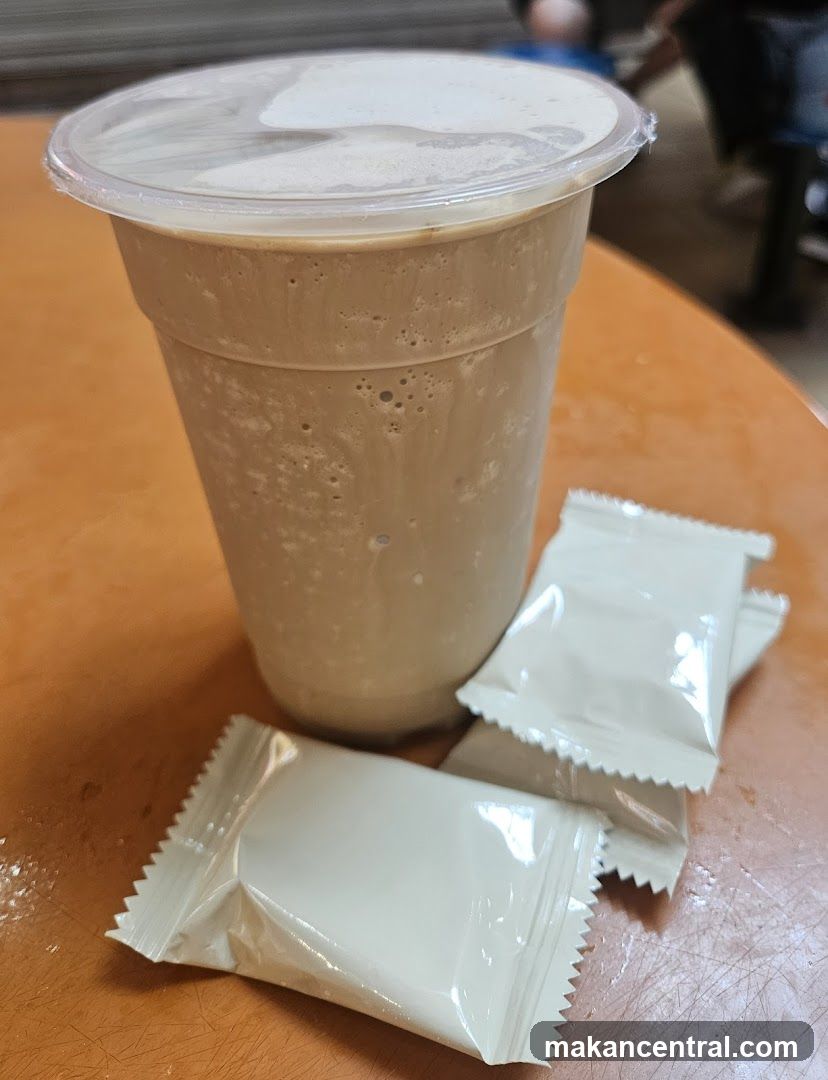 Iced Coffee and Packaged Snacks