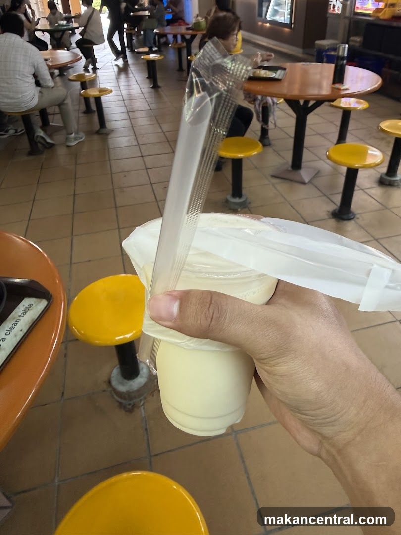 Beverage in a cup
