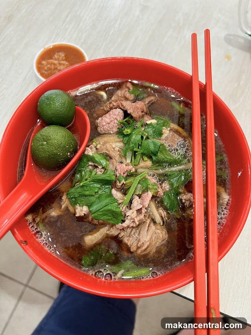 Beef noodle soup