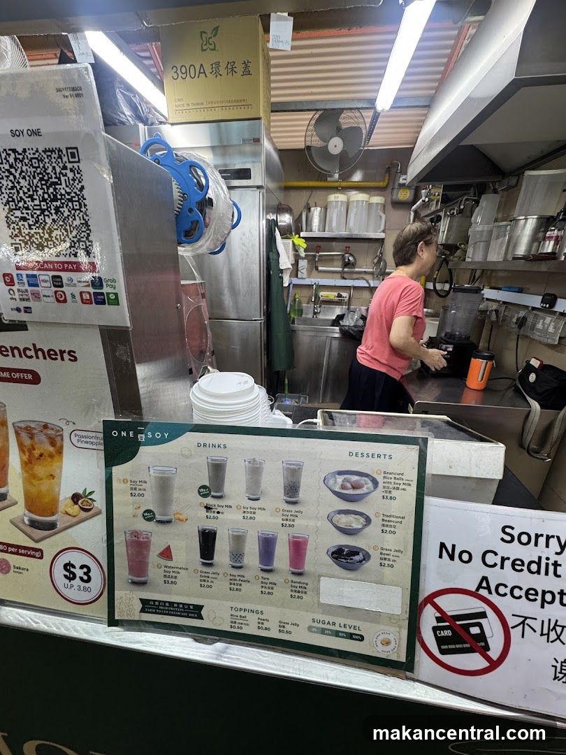 ONE SOY Menu