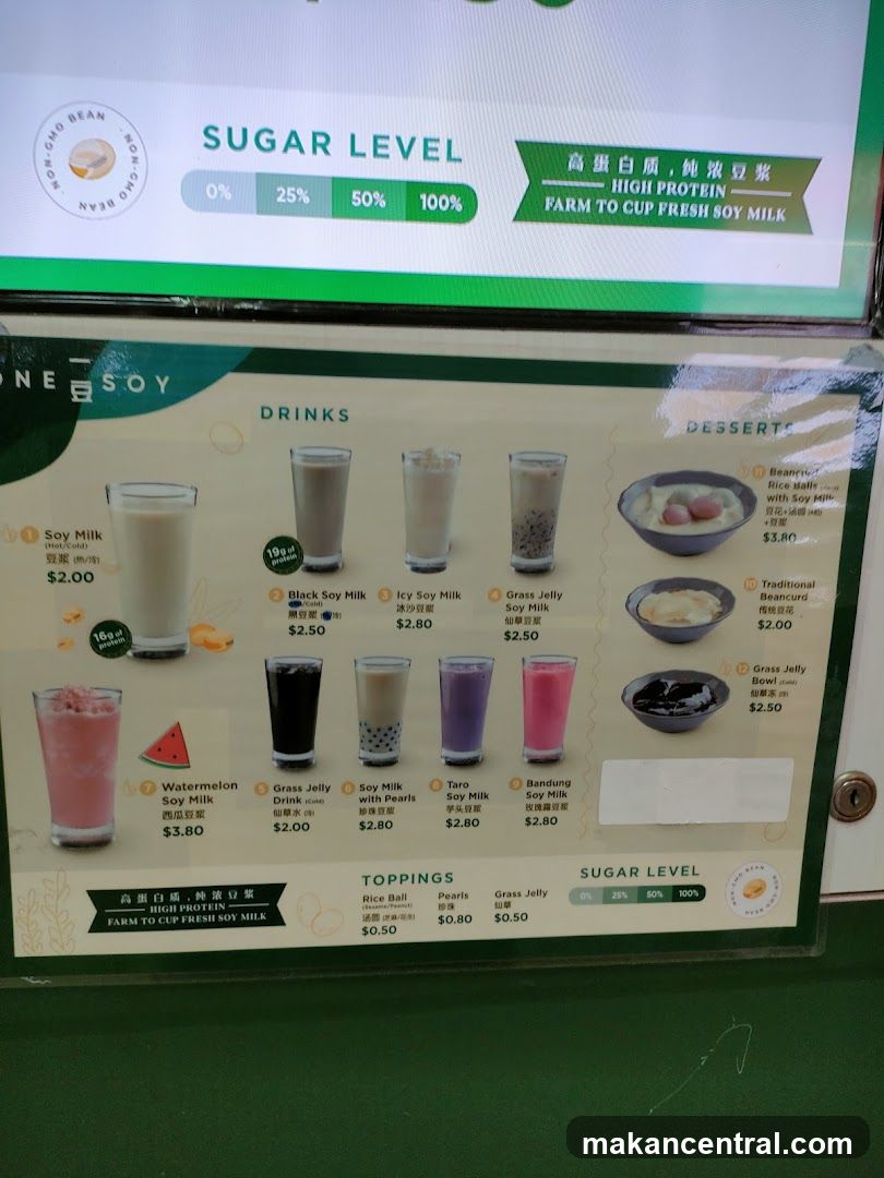 ONE SOY DRINKS & DESSERTS