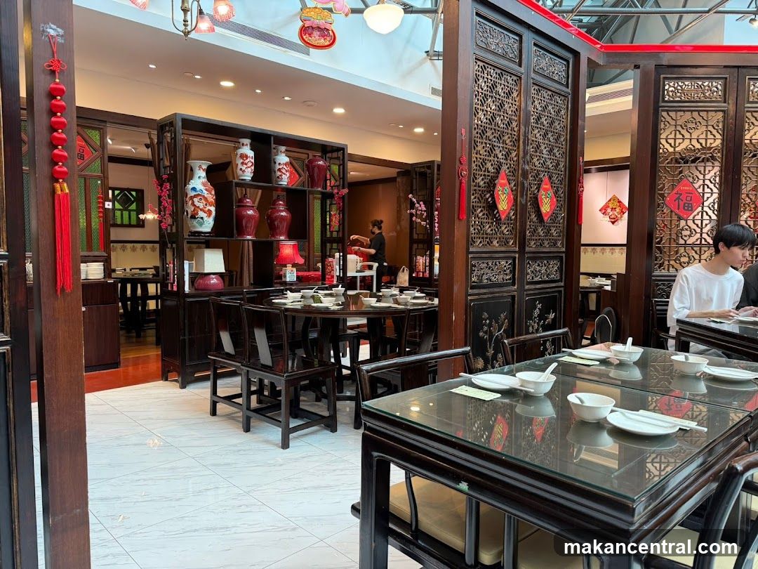 Restaurant Interior with Traditional Chinese Decor
