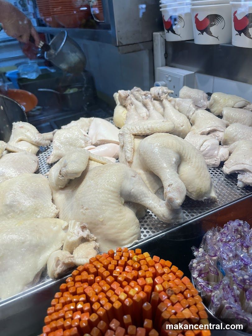 Poached Chicken Display