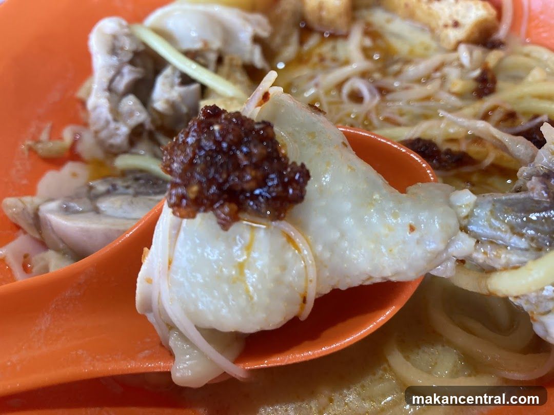 Close-up of Curry Noodles