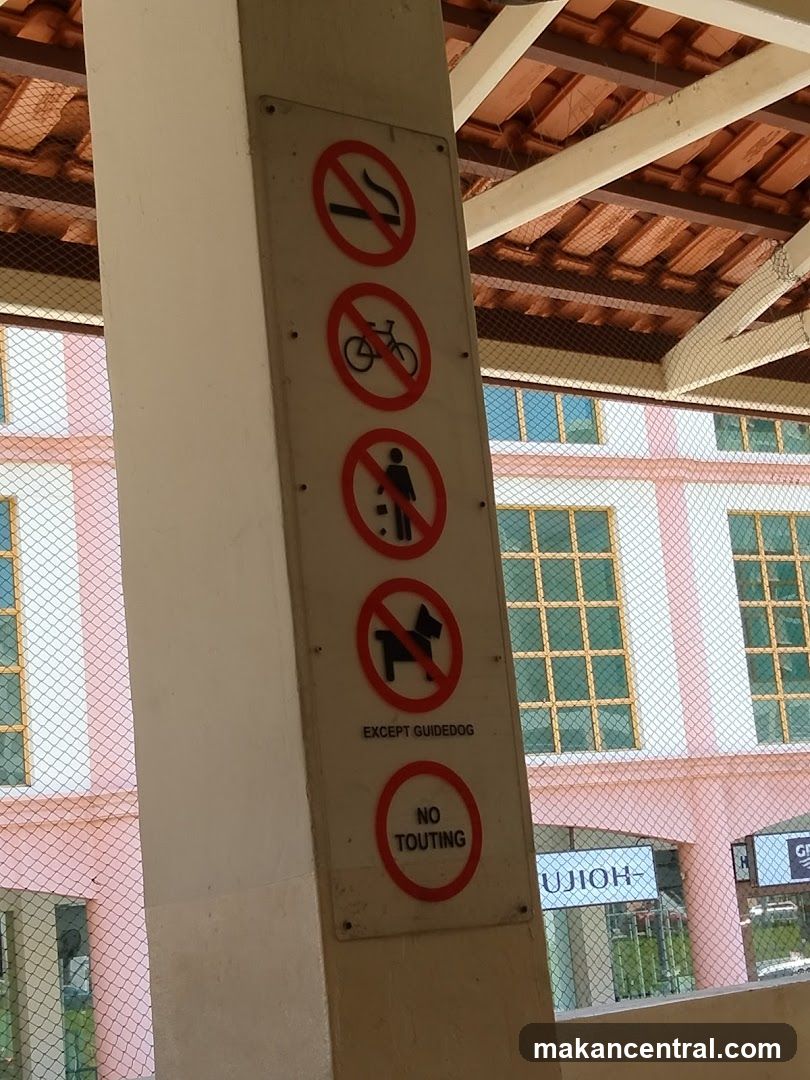 Prohibited Activities Sign