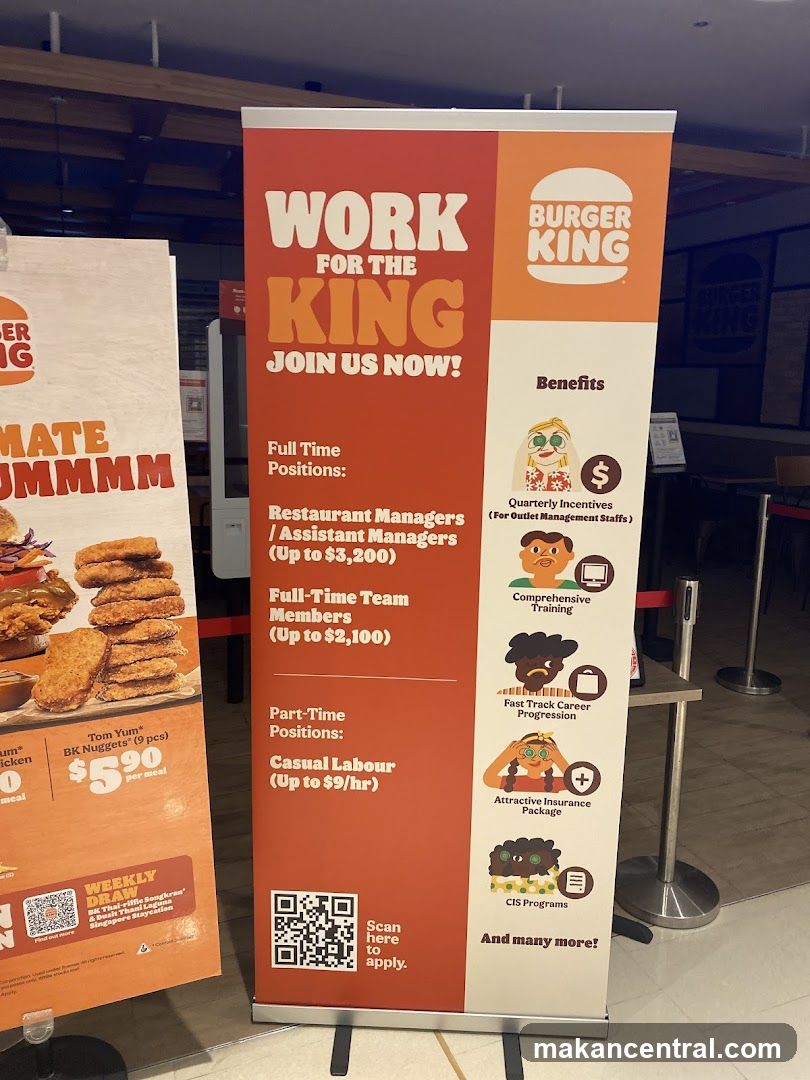 Burger King Recruitment Banner