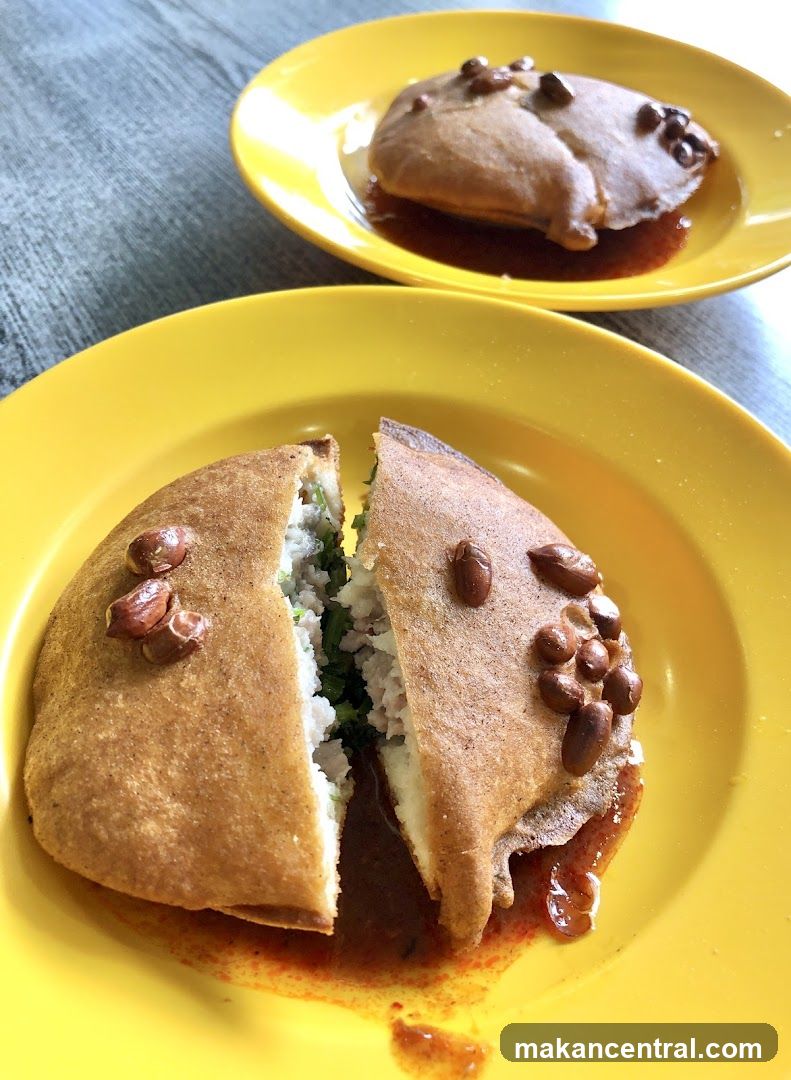 Savory Pancakes with Peanuts