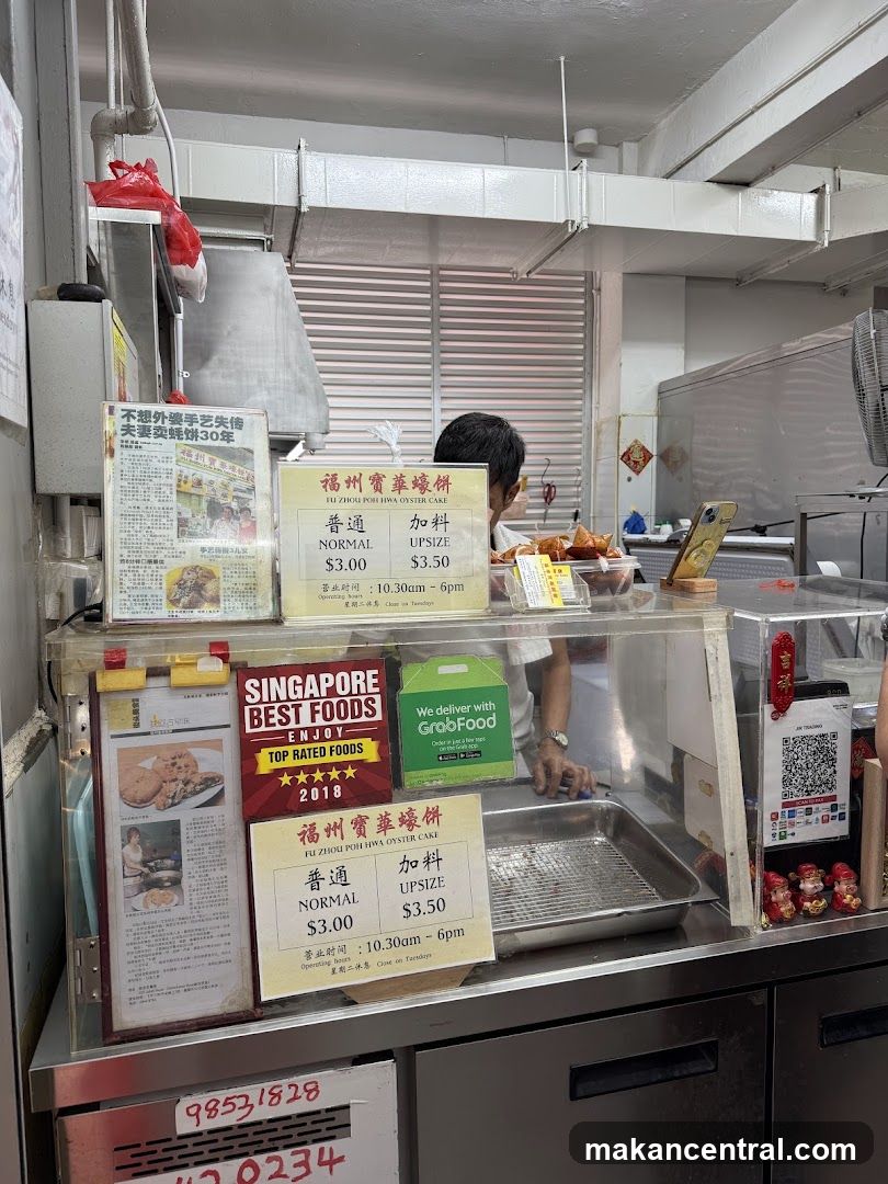Fu Zhou Poh Hwa Oyster Cake Stall