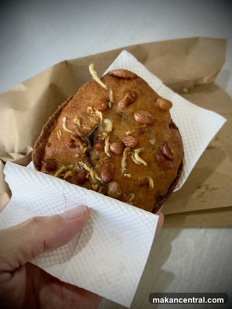 Fried Snack with Peanuts and Small Fish