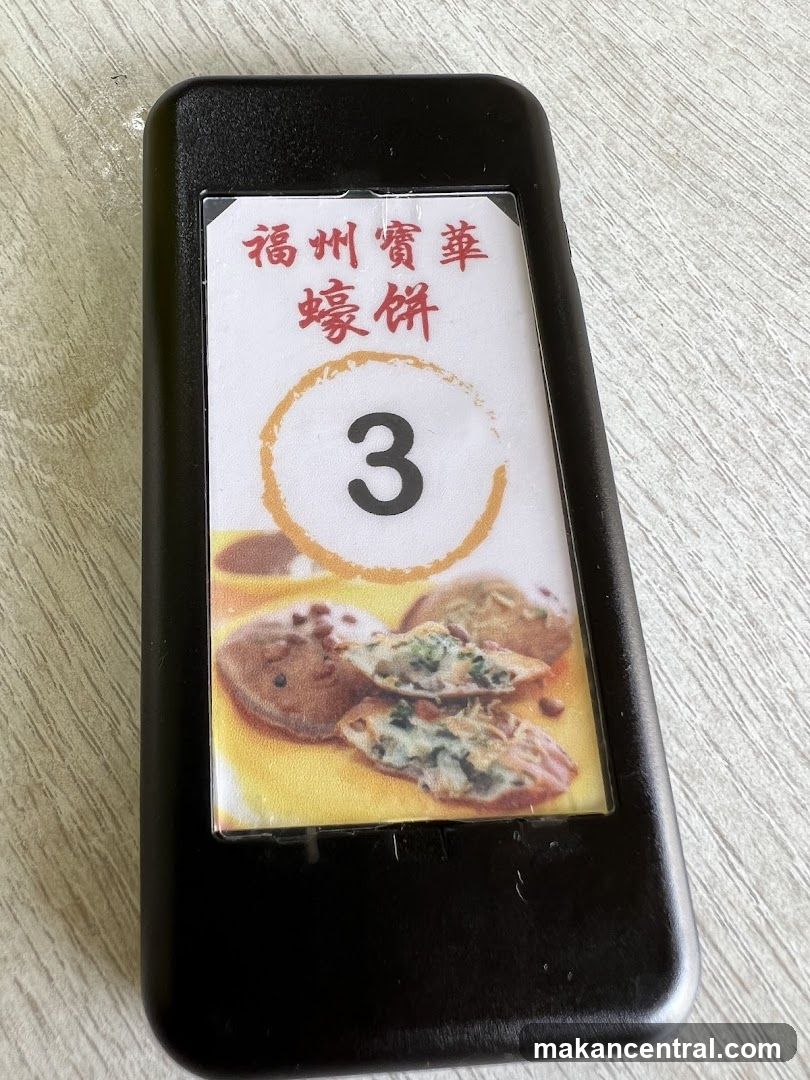 Table Number 3 with Food Images