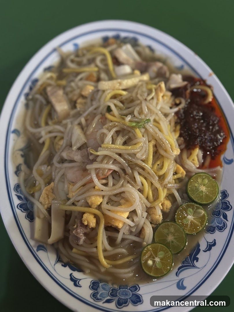 Noodle Dish with Chili and Lime