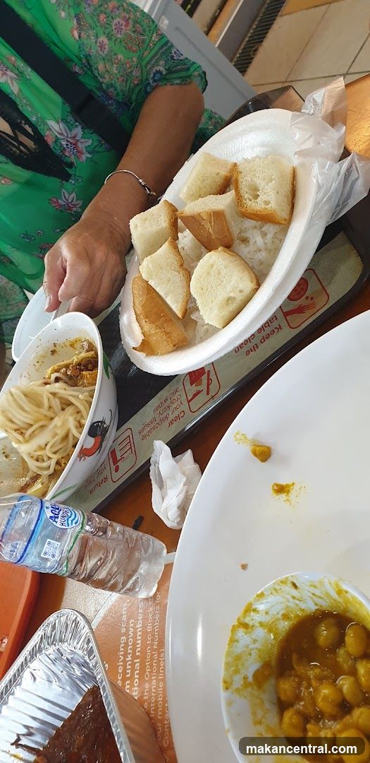 Meal with Bread and Rice