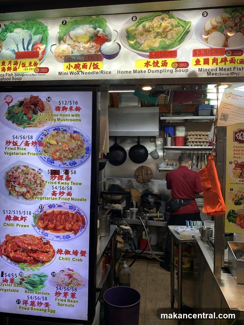 Food Stall Menu