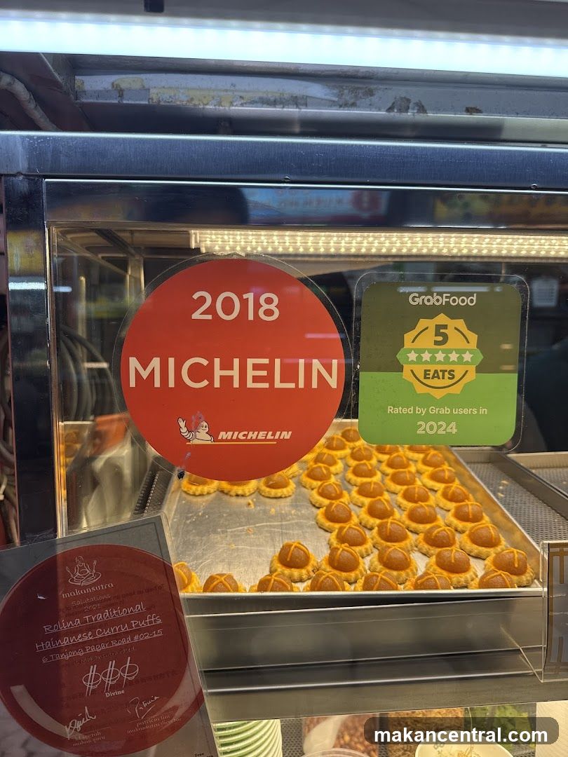 Michelin and GrabFood Rated Hainanese Curry Puffs