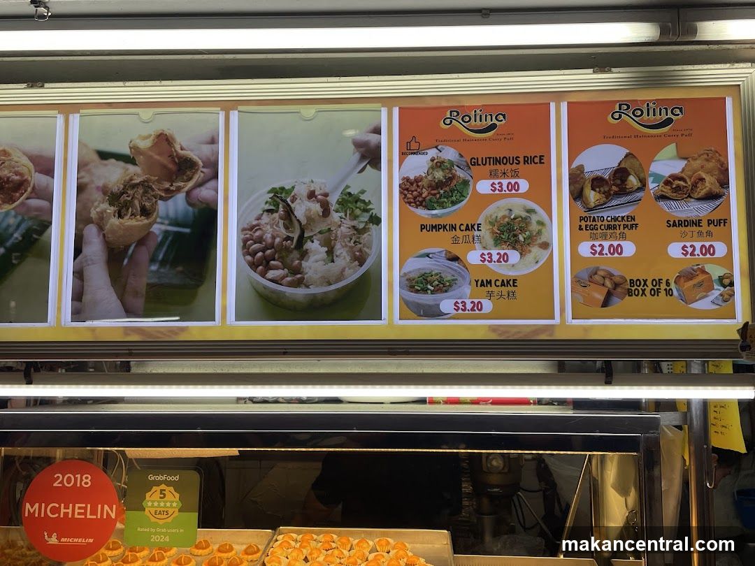 Rolina Menu