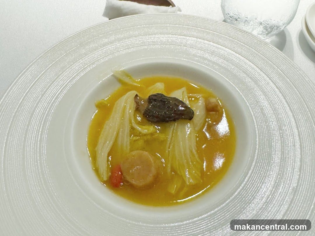 Soup with Vegetables and Mushroom