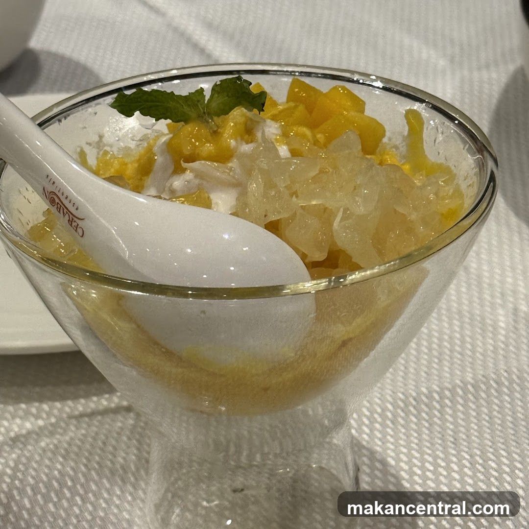 Mango and Pomelo Dessert