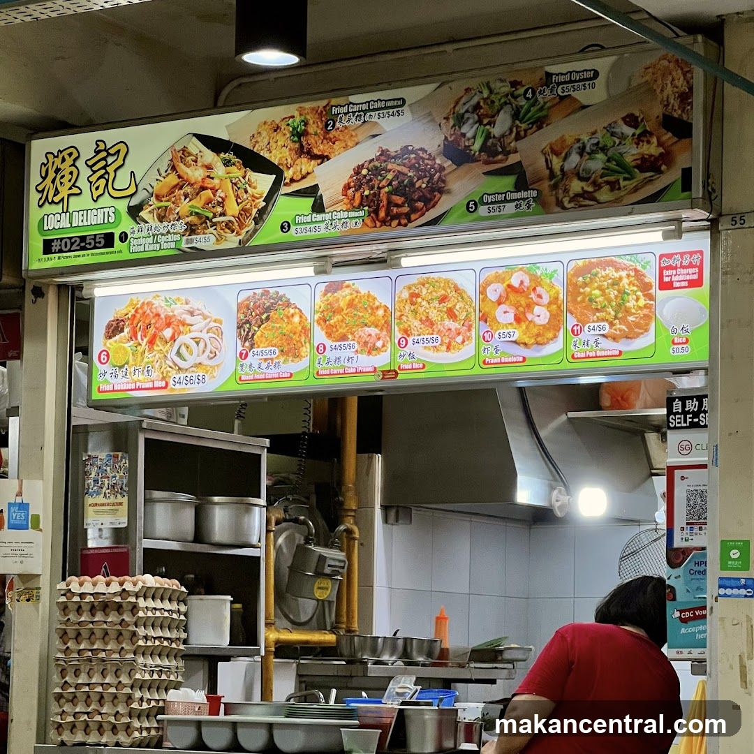 Local Delights Food Stall Menu