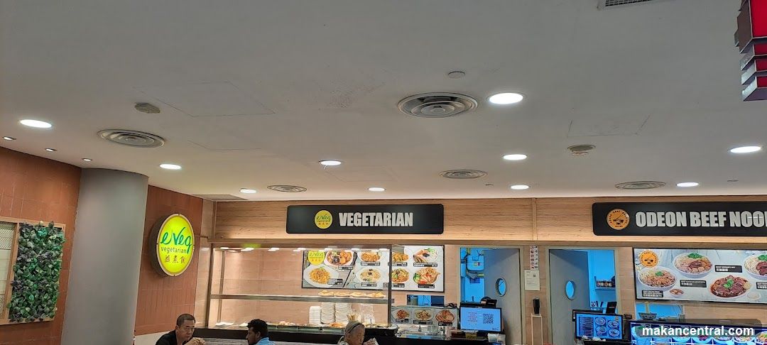 Food stalls in a food court