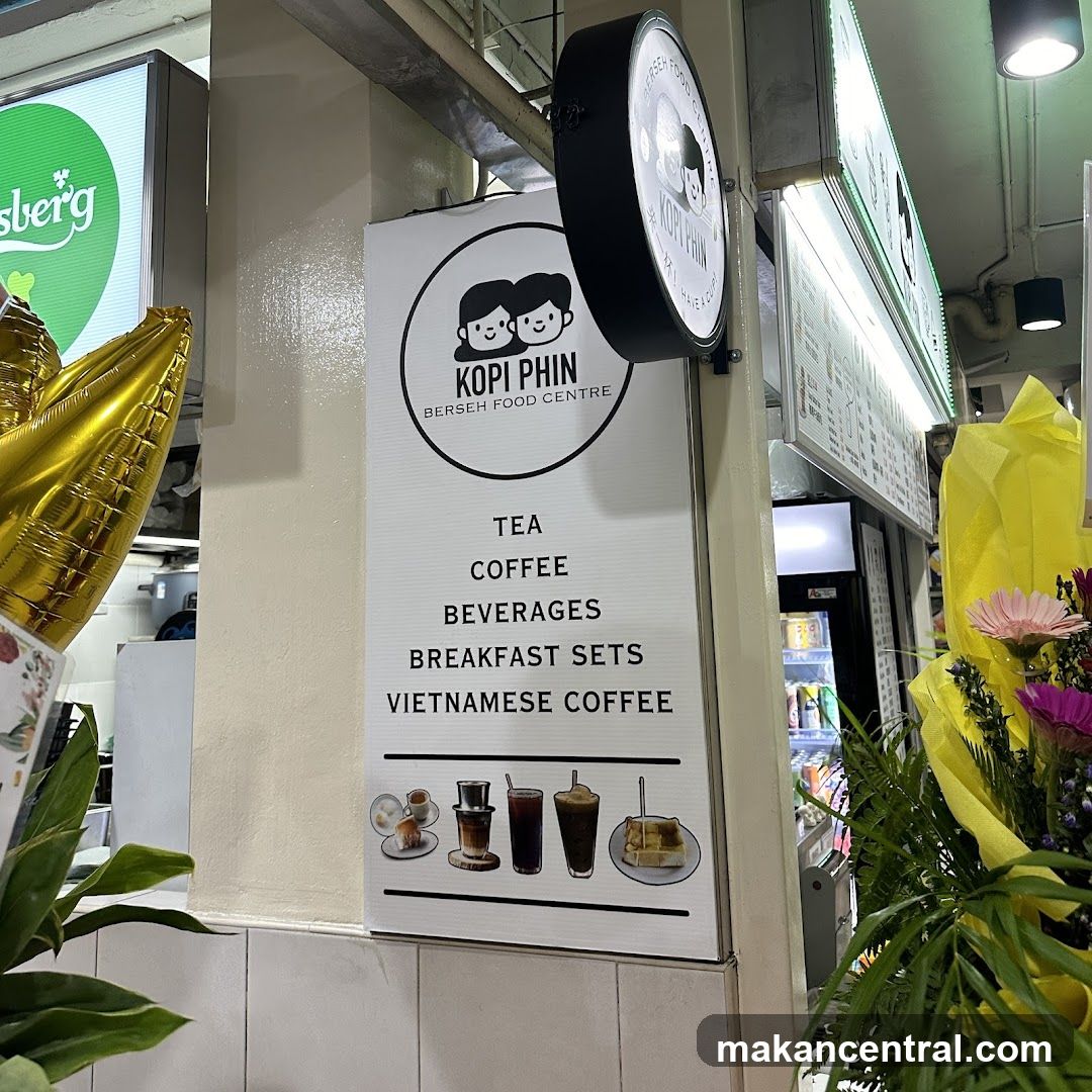 Kopi Phin Menu