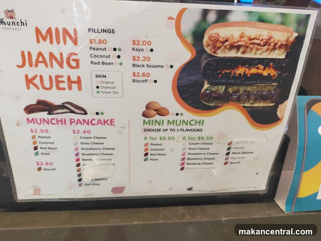 Min Jiang Kueh Menu