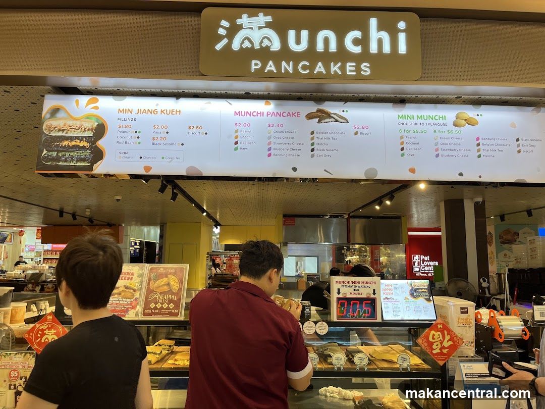 Munchi Pancakes Menu