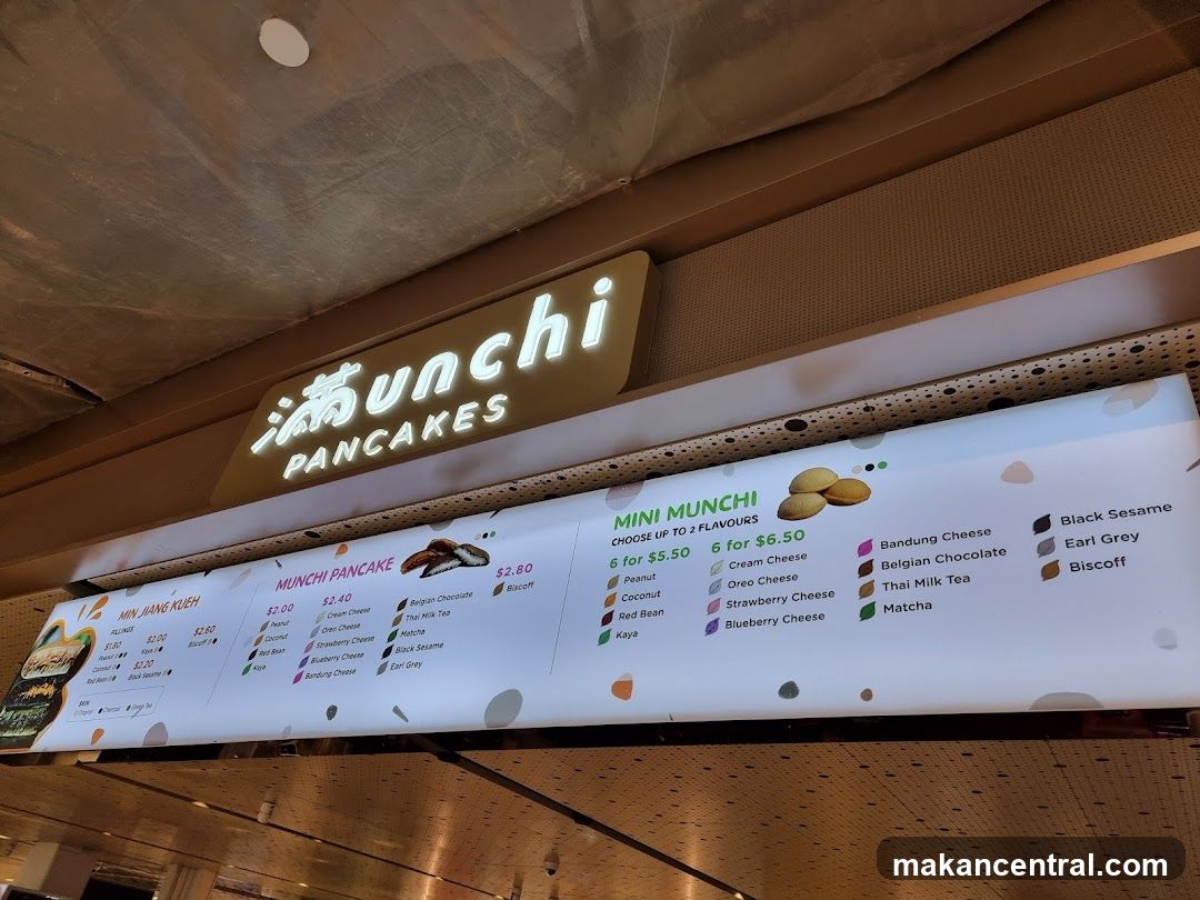 Unchi Pancakes Menu