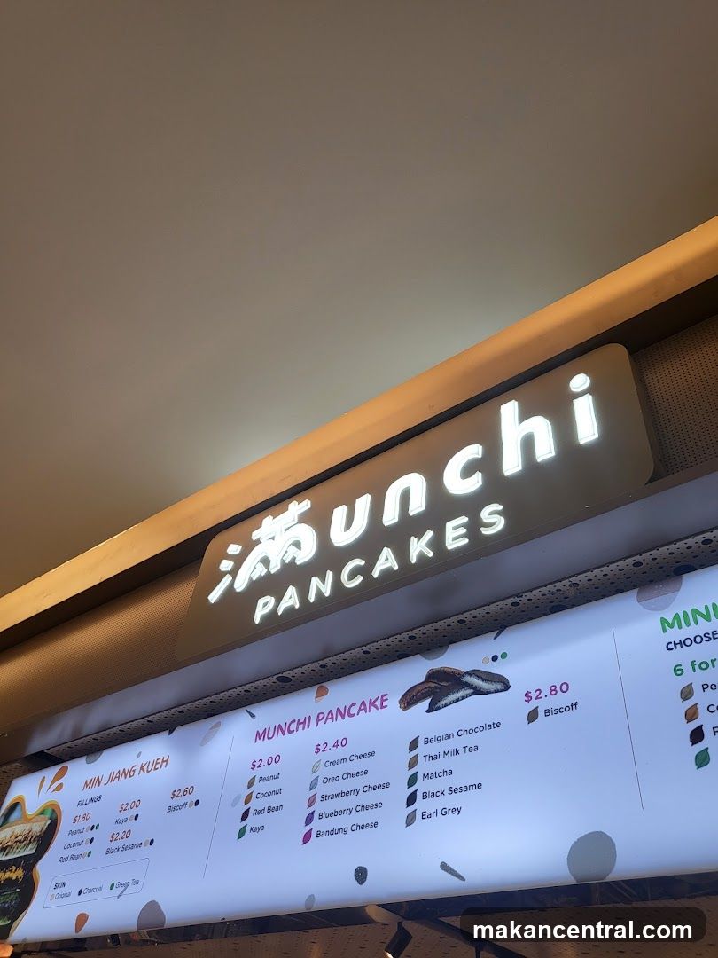 Munchi Pancakes Menu