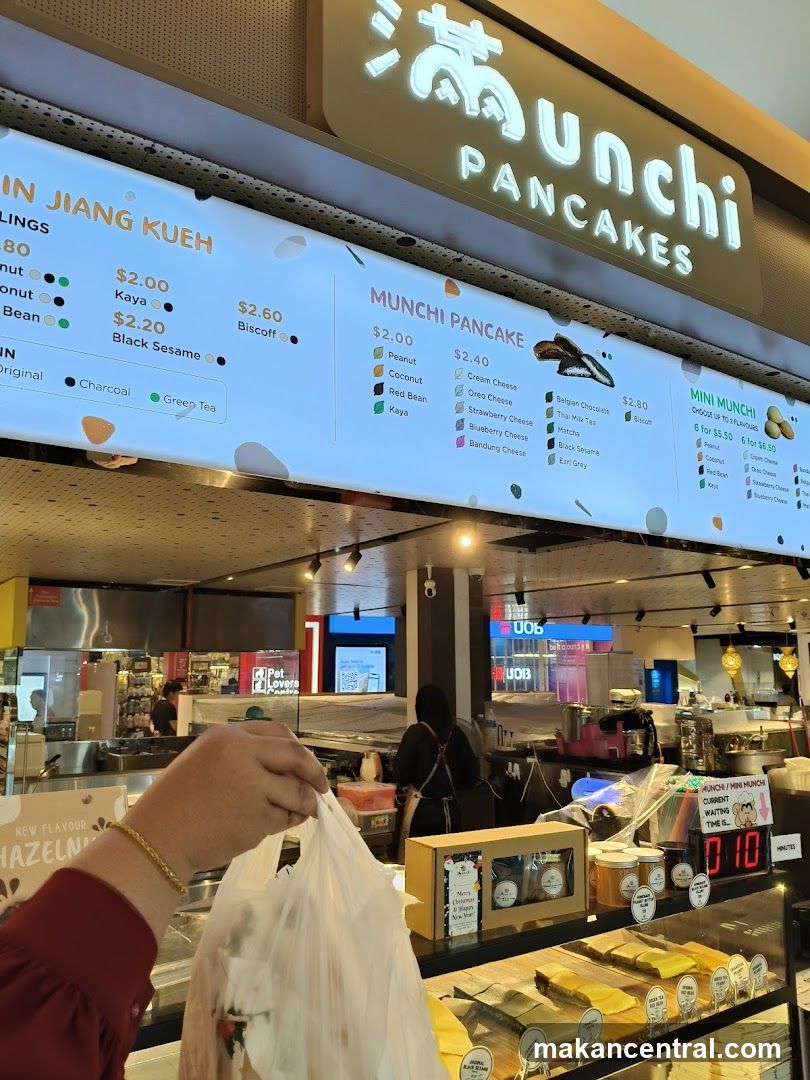 Munchi Pancakes Menu