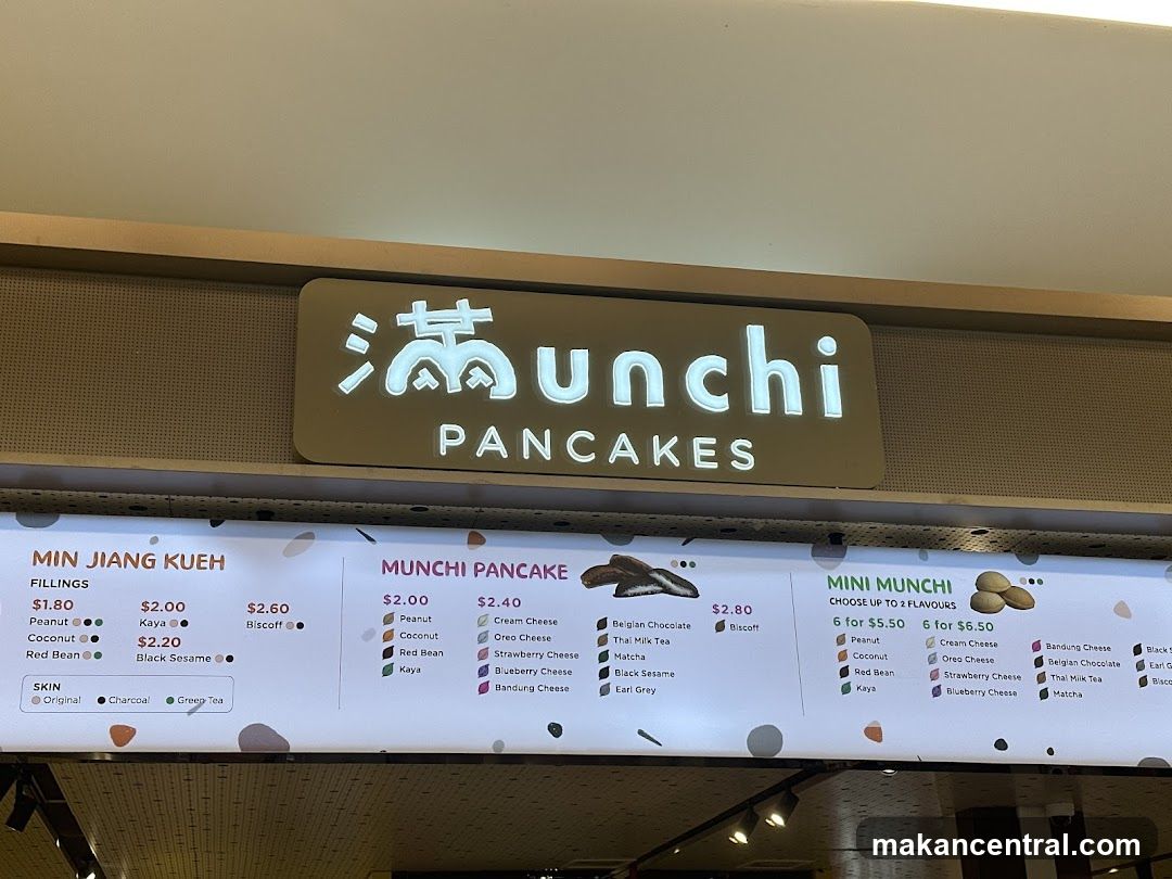 Unchi Pancakes Menu